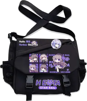 Honkai Star Rail Handbag Kafka Crossbody Bag Single Shoulder Bag Adult Anime 3D Print Backpack Black Bag