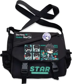 Honkai Star Rail Handbag Kafka Crossbody Bag Single Shoulder Bag Adult Anime 3D Print Backpack Black Bag