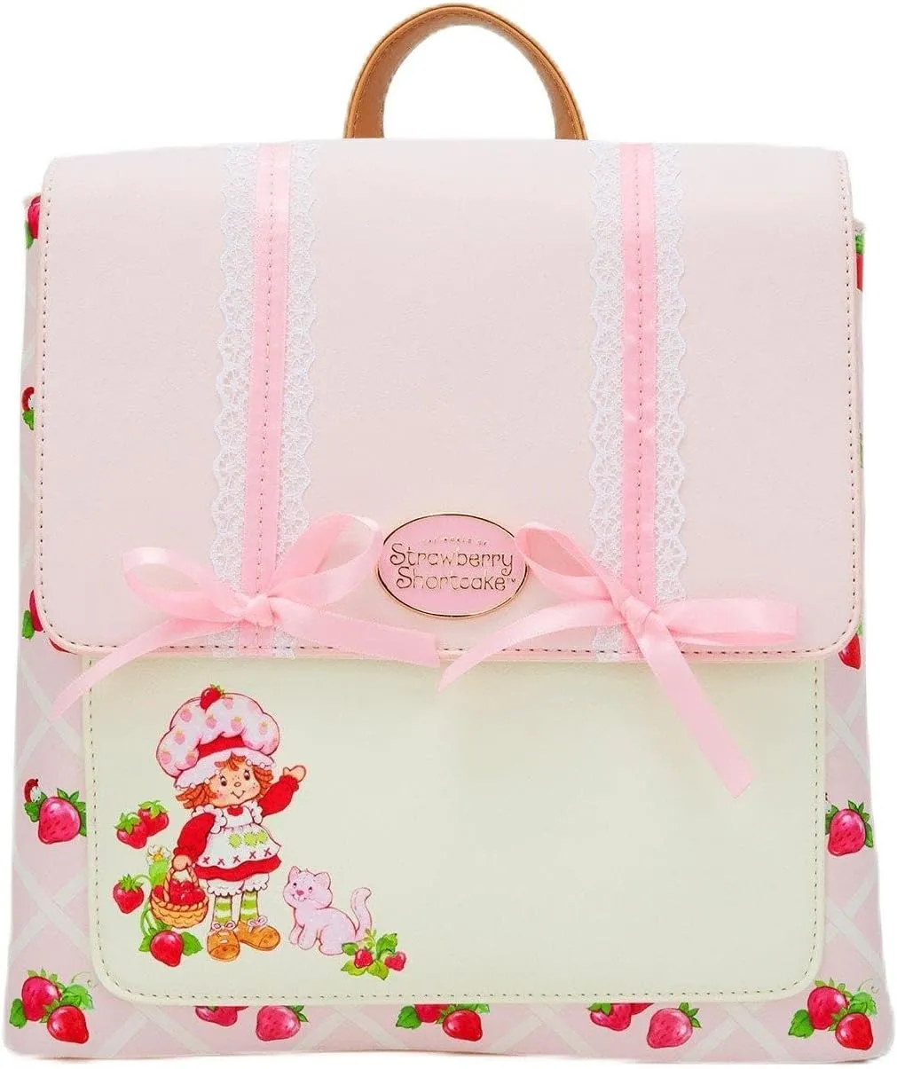 Hot Topic Strawberry Shortcake Strawberries & Bows Mini Backpack MULTI NONE
