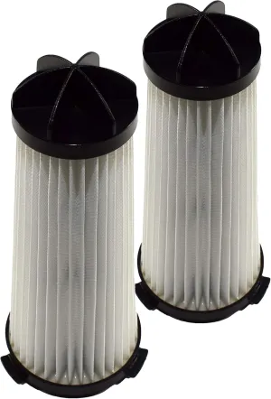 HQRP 2-pack Filter Replacement for Hoover part 2KE2110000 compatible with Hoover C2401, C2401010 Shoulder Vac Pro Commercial, compatible with Royal RY4001 Backpack Cleaning Systems