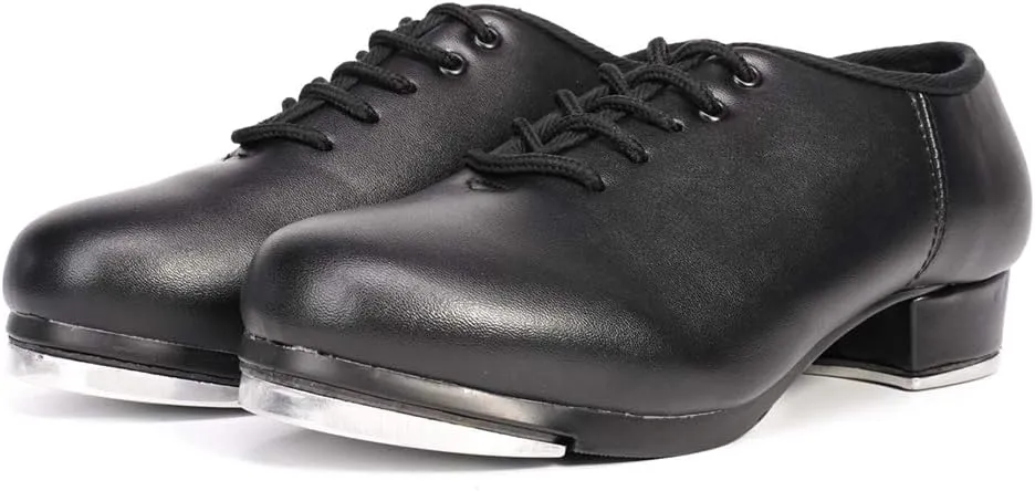 HROYL Women & Men Tap Shoes Unisex Tap Dance Shoes Women Girls Tap Shoes for Jazz Tap Shoes,CLdance5