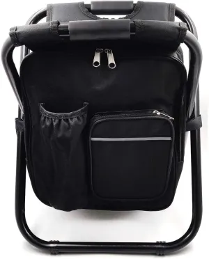 HTTMT - Folding Stool Insulated Cooler Bag Backpack Chair Beach Fishing Camping Hiking [Item Number: ET-Seat001]