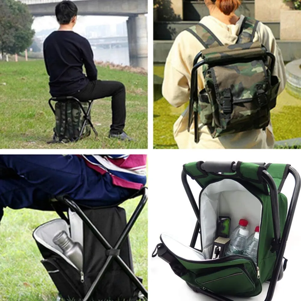 HTTMT - Portable Folding Camping Fishing Chair Stool Travel Backpack Beach Bag Sale [Item Number: ET-Seat001]