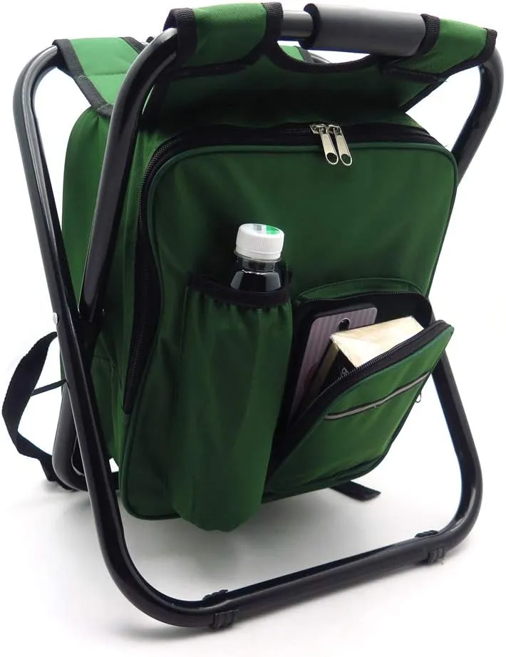 HTTMT - Portable Folding Camping Fishing Chair Stool Travel Backpack Beach Bag Sale [Item Number: ET-Seat001]