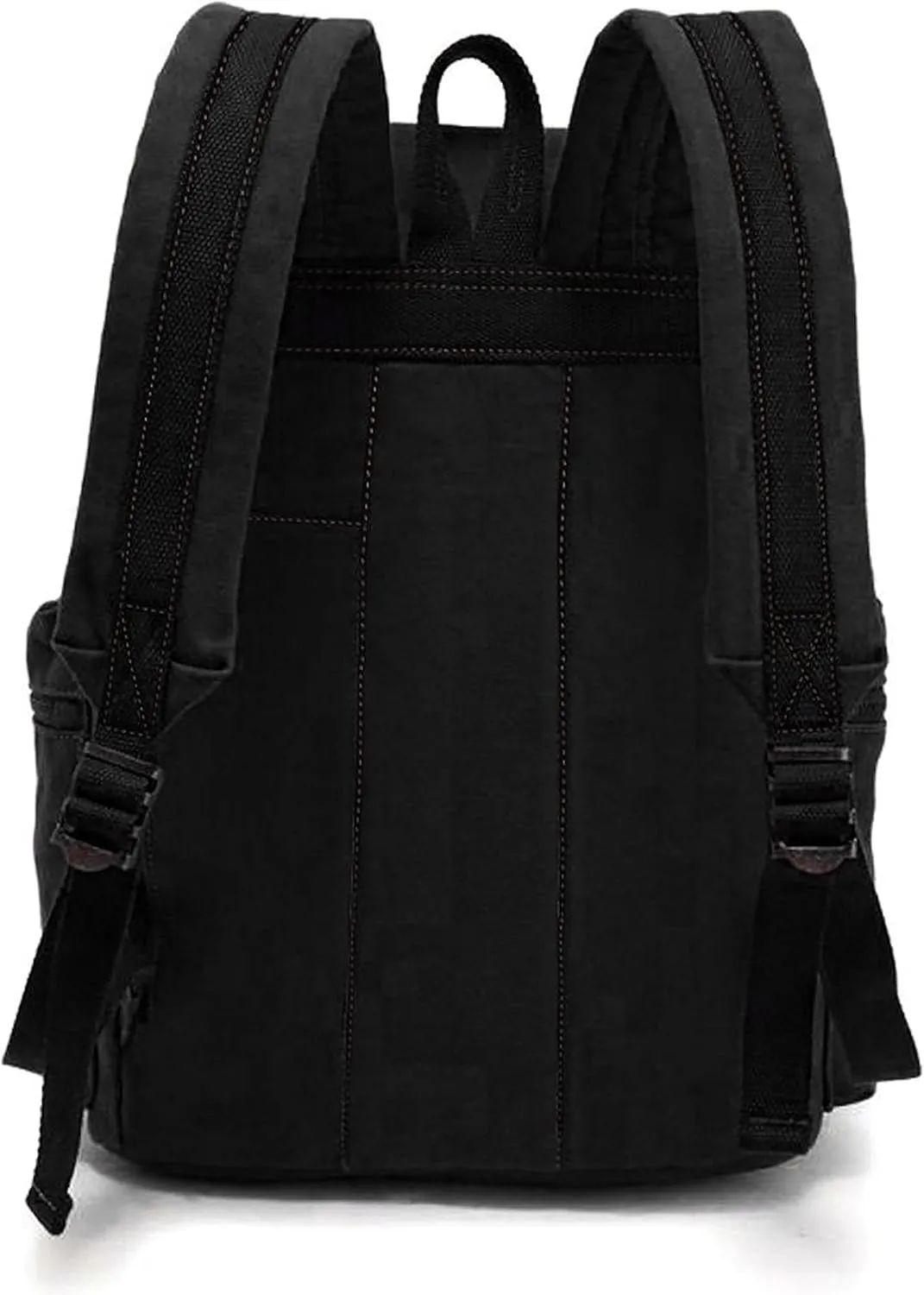 HuaChen Vintage Canvas Backpack, Large Capacity Travel Rucksack for Men Women,Hiking, Camping, School, and Outdoor Activities