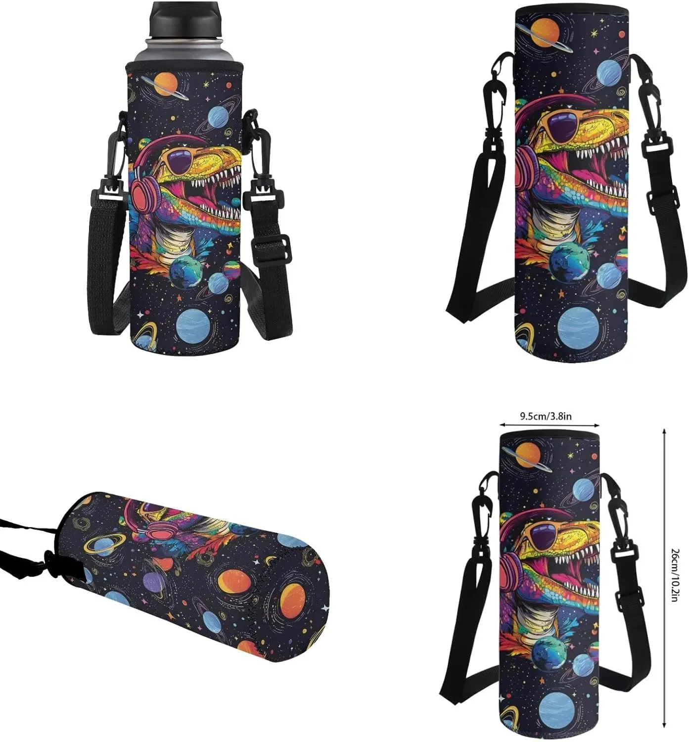 HUIACONG Dinosaur Space Backpack for Boys with Lunch Box Teenage Bookbag Kids 5-7/8-10 Elementary Middle School Backpack Tween Lunchbox Back to School Supplies