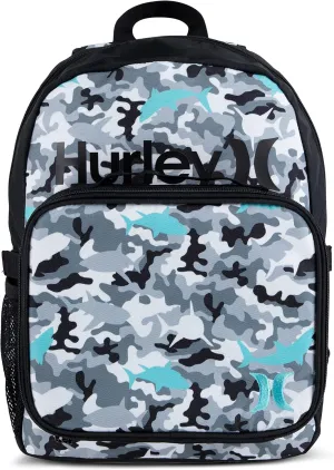 Hurley Men's Backpack and Lunch Set, Cool Grey, OS