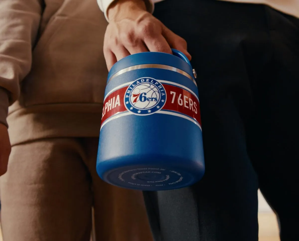 Hydrapeak x NBA Officially Licensed Chicago Bulls 25oz Stainless Steel Vacuum Insulated Thermos Food Jar with Handle, Wide Mouth Leak-Proof Soup Thermos for Adults, 10 Hours Hot and 16 Hours Cold