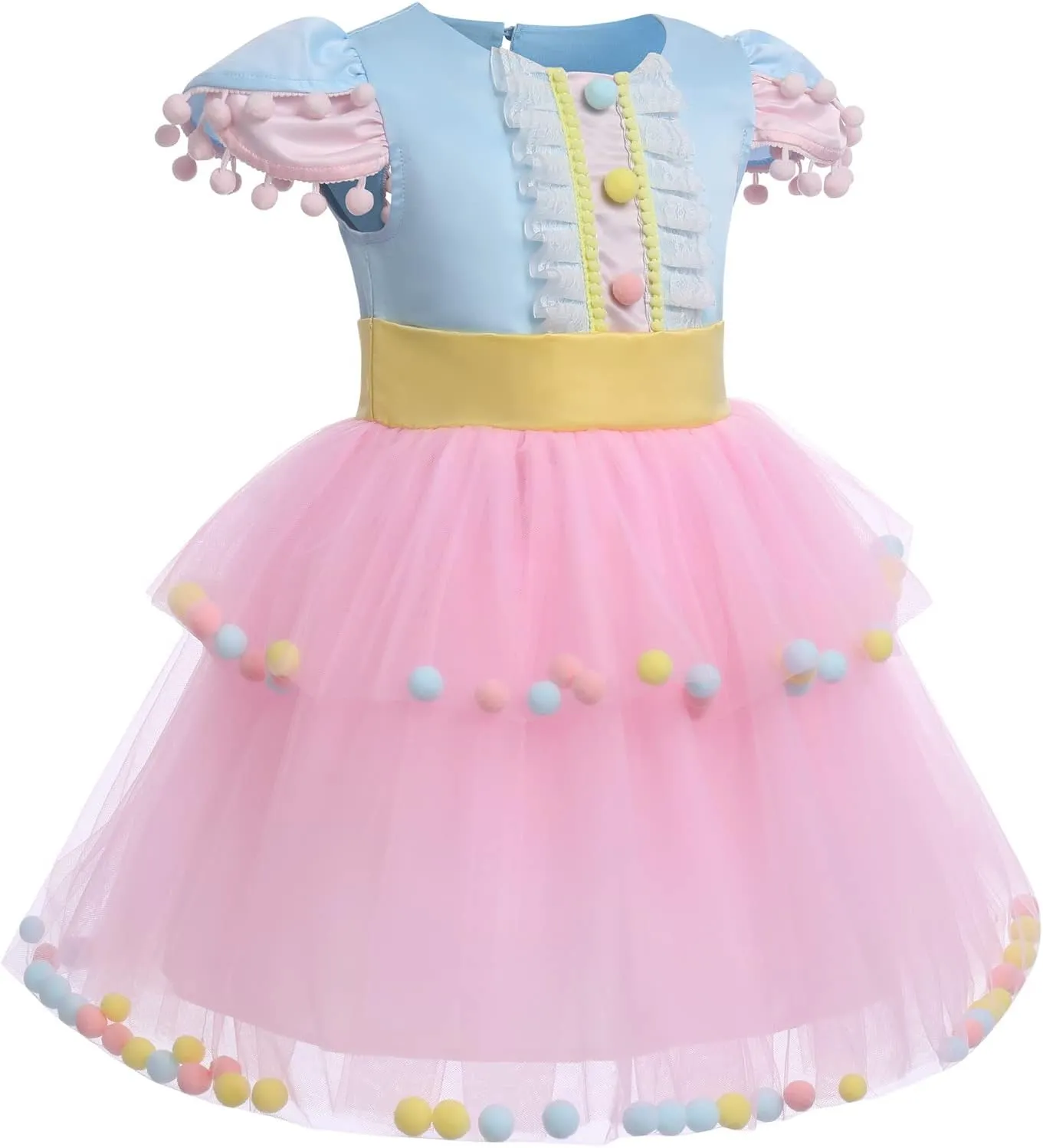IBTOM CASTLE Toddler Carnival Circus Birthday Cake Smash Party Outfit for Baby Girl Princess Tutu Dress Photo Prop Costume
