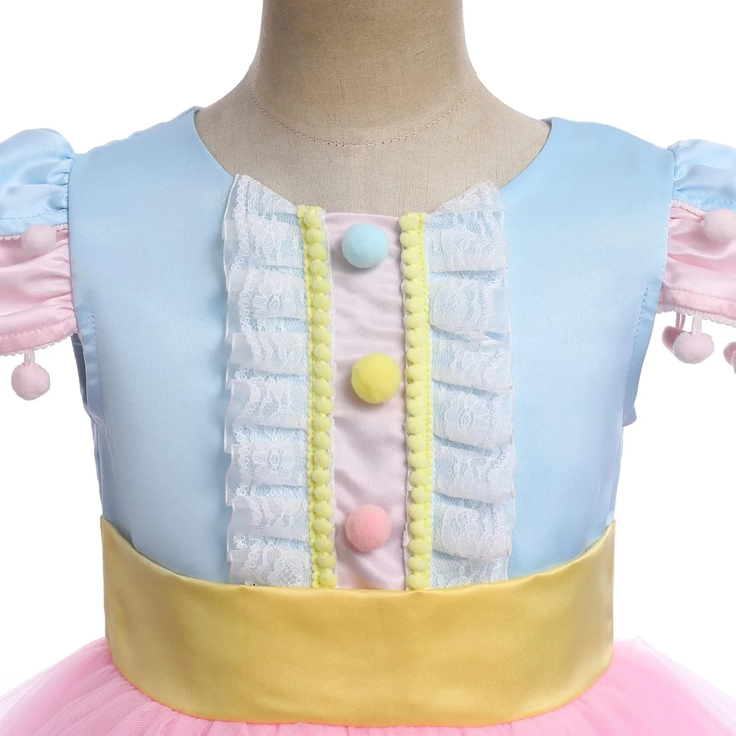 IBTOM CASTLE Toddler Carnival Circus Birthday Cake Smash Party Outfit for Baby Girl Princess Tutu Dress Photo Prop Costume