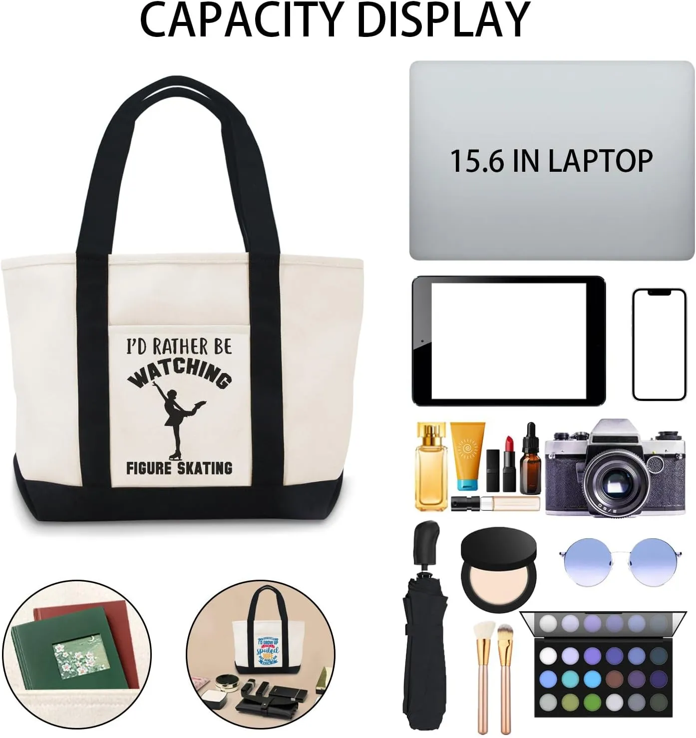 I'd Rather Be Canvas Tote Bag Canvas Bag Suitable For Advertising,Promotion, Gift, Activity