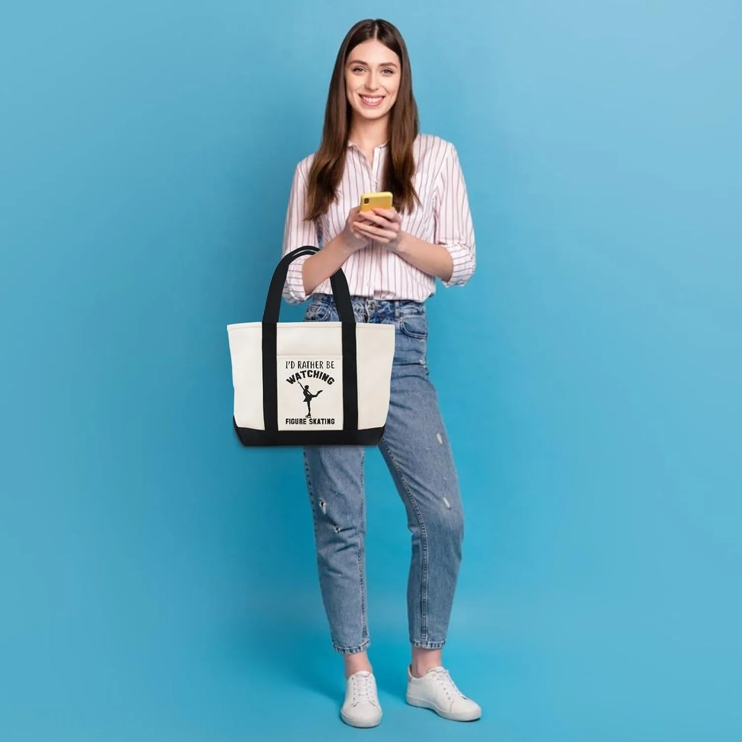 I'd Rather Be Canvas Tote Bag Canvas Bag Suitable For Advertising,Promotion, Gift, Activity