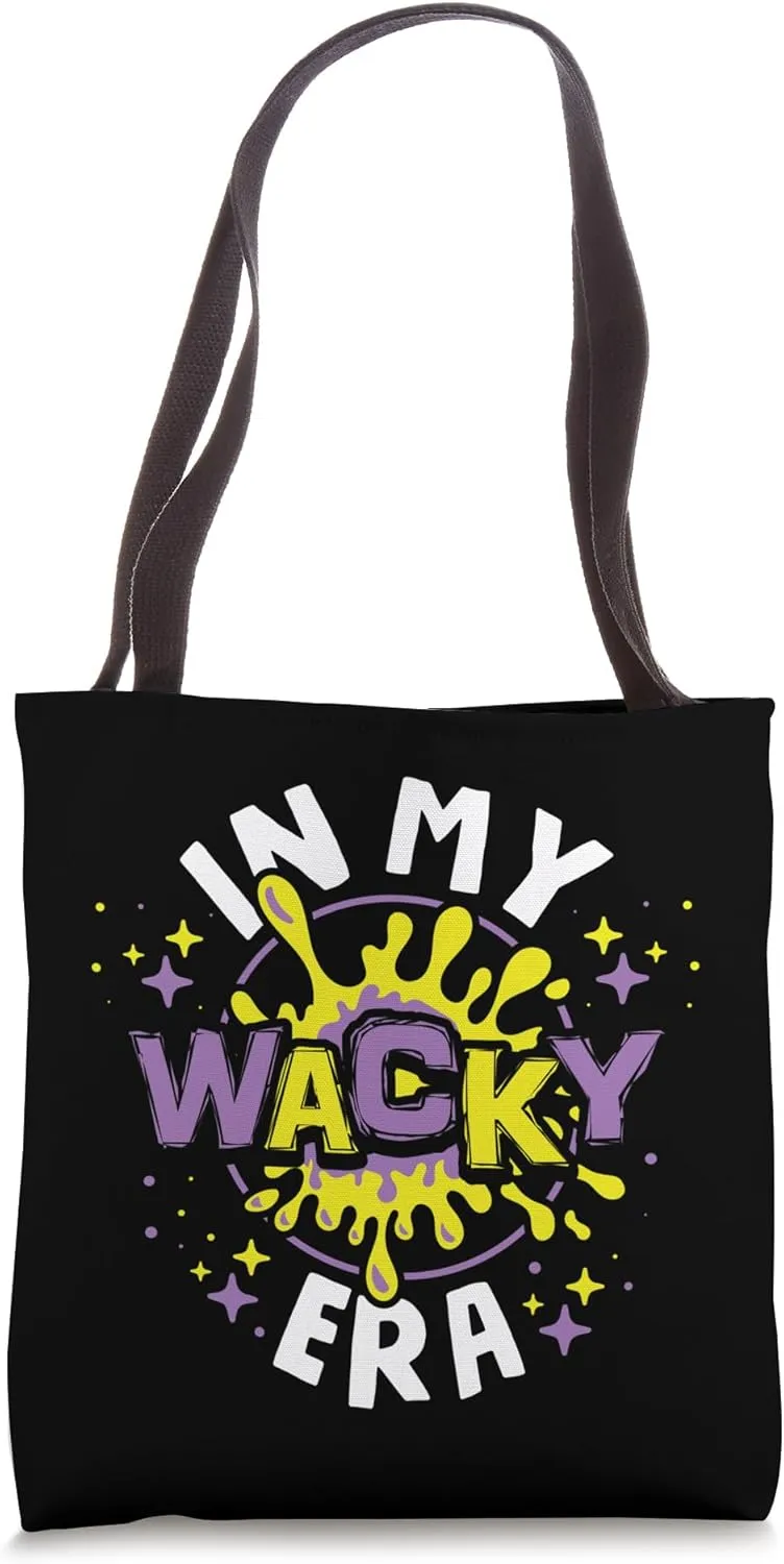 In My Wacky Era Funny Mismatch Day Costume Aesthetic Tote Bag