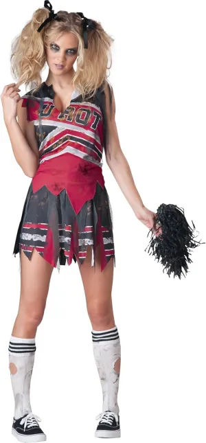 InCharacter Costumes Women's Spiritless Cheerleader, Red/Grey, Large