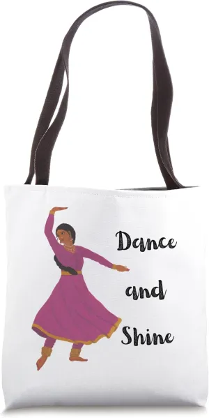 Indian Classical Kathak Dancer Tote Bag