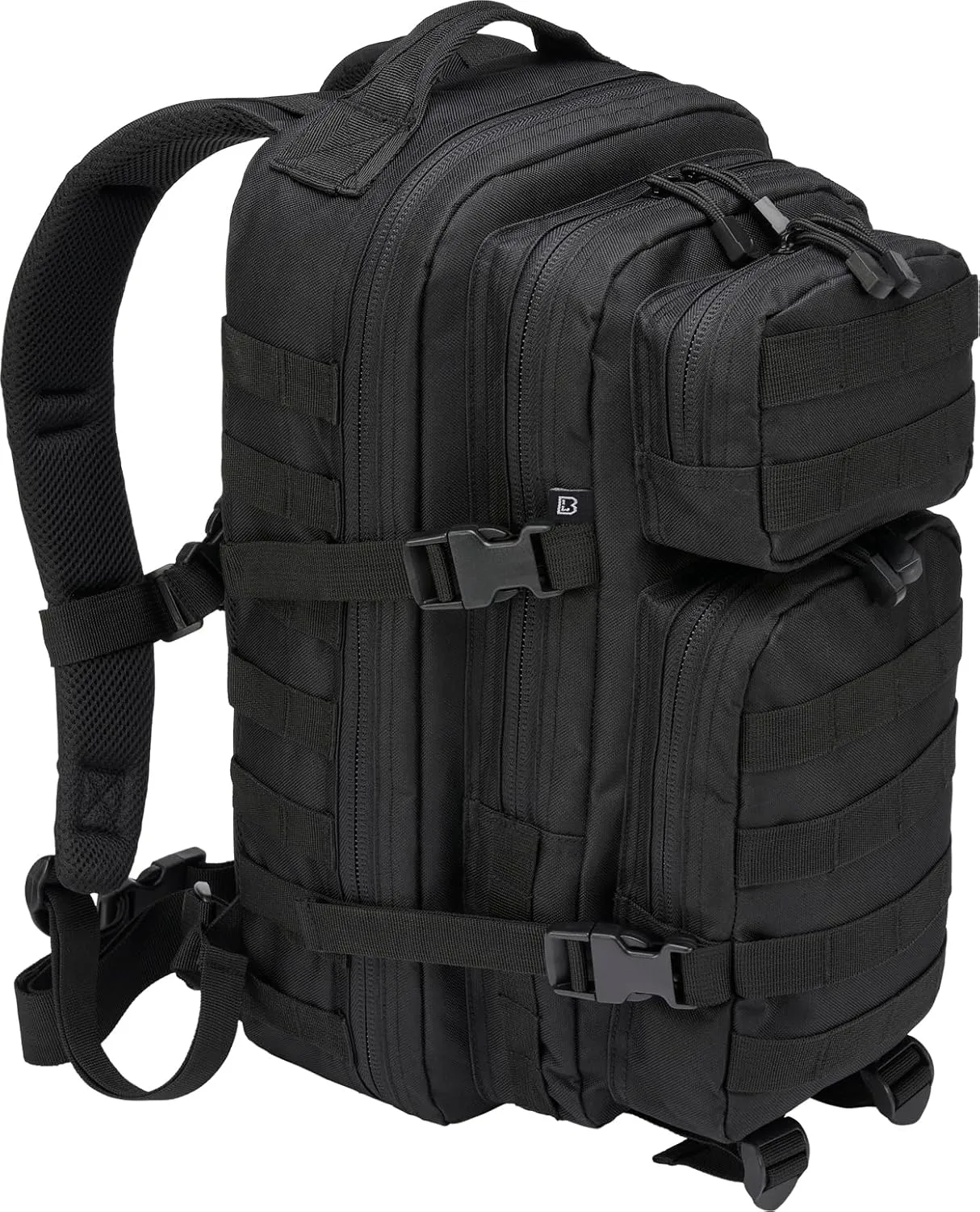 Individual Wear Unisex Assault Backpack, Black - Medium