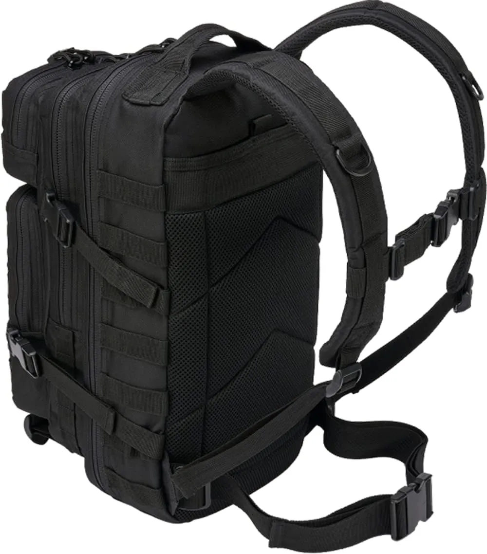 Individual Wear Unisex Assault Backpack, Black - Medium