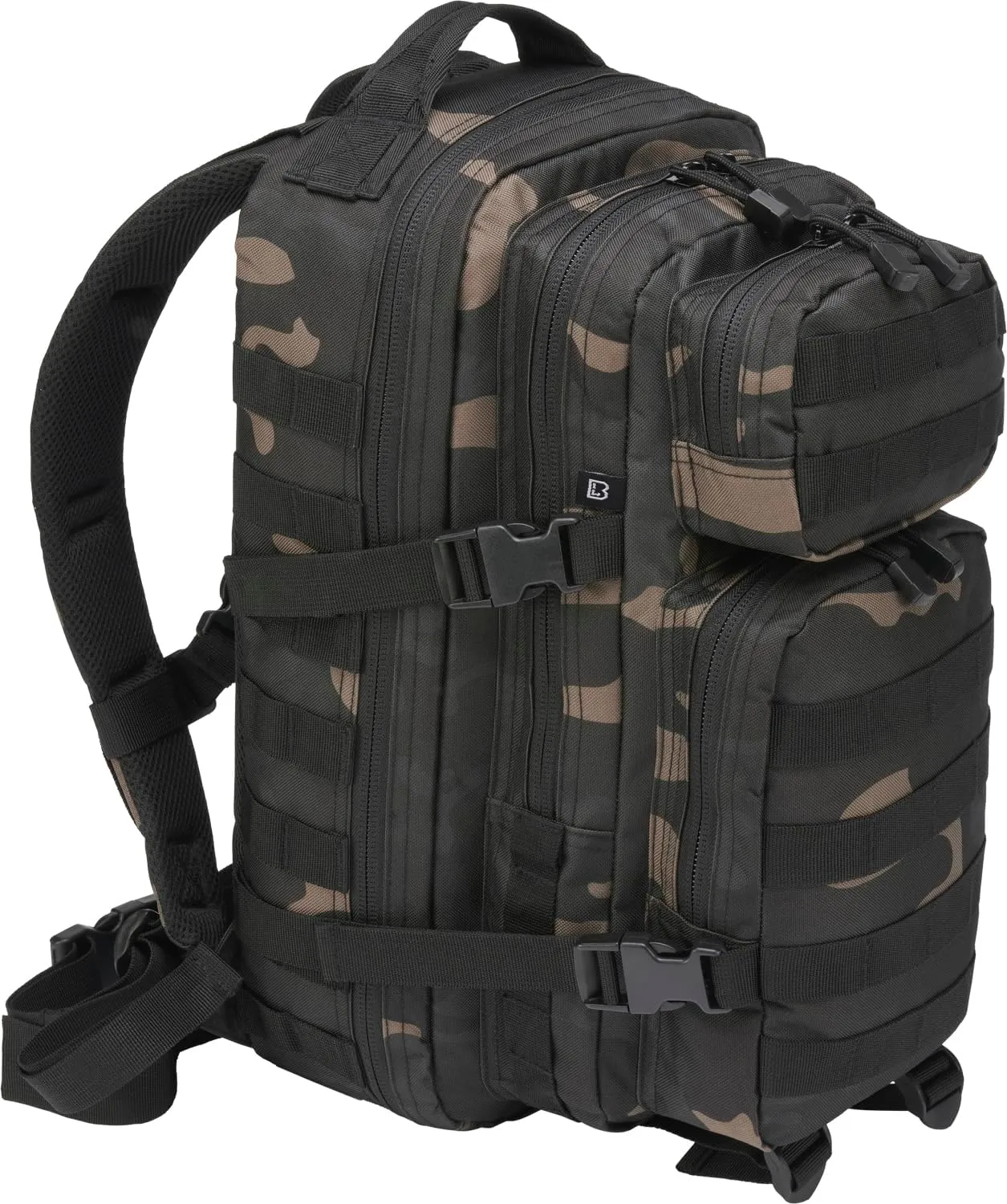 Individual Wear Unisex Assault Backpack, Dark Camo - Medium