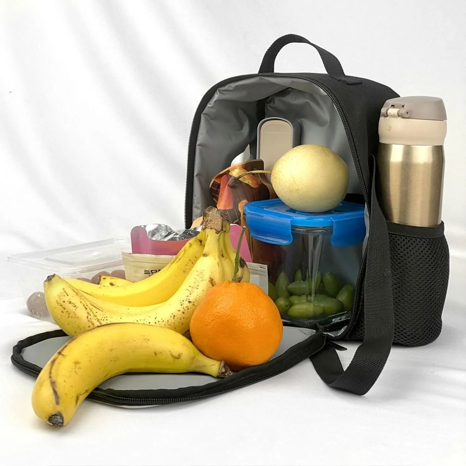 Insulated Lunch Bag Retro Canada Flag_76286059 Lunch Box for Women Men Reusable Lunch Tote Bag for Work Picnic Travel