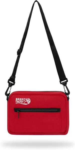 Insulin Cooler Travel Case | EpiPen Carry case | Insulin Travel Case TSA-Approved | Self-Recharge, No Electricity or Refrigeration Keep medicine at room temp. | Breezy Mega (Red)