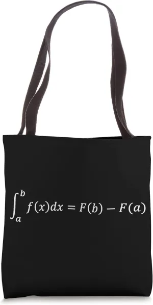 integral and primitive relationship, math & calculus basics Tote Bag