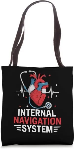 Internal Navigation System Internal Medicine Internist Tote Bag
