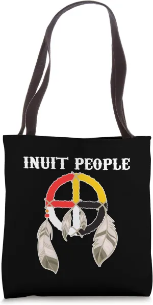 Inuit People Native American Medicine Wheel Tote Bag