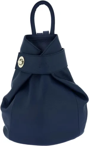 Italian Genuine Leather Ostrich Pattern Top Dual Handles Tote Shoulder Bag Backpack Handbag For Women