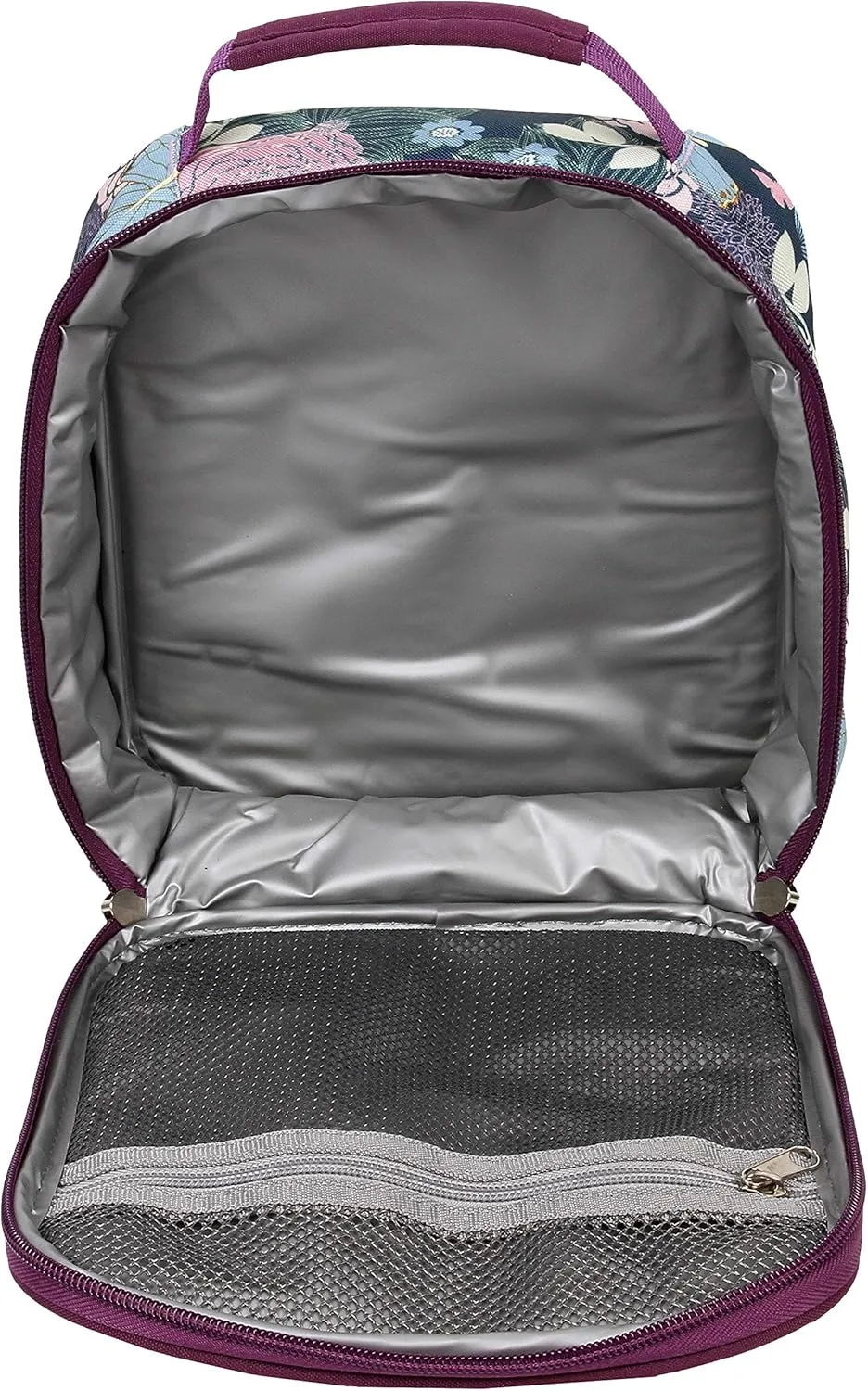 J World New York Unisex Kid's Duo Rolling Backpack with Lunch Box Set, Secret Garden, One Size