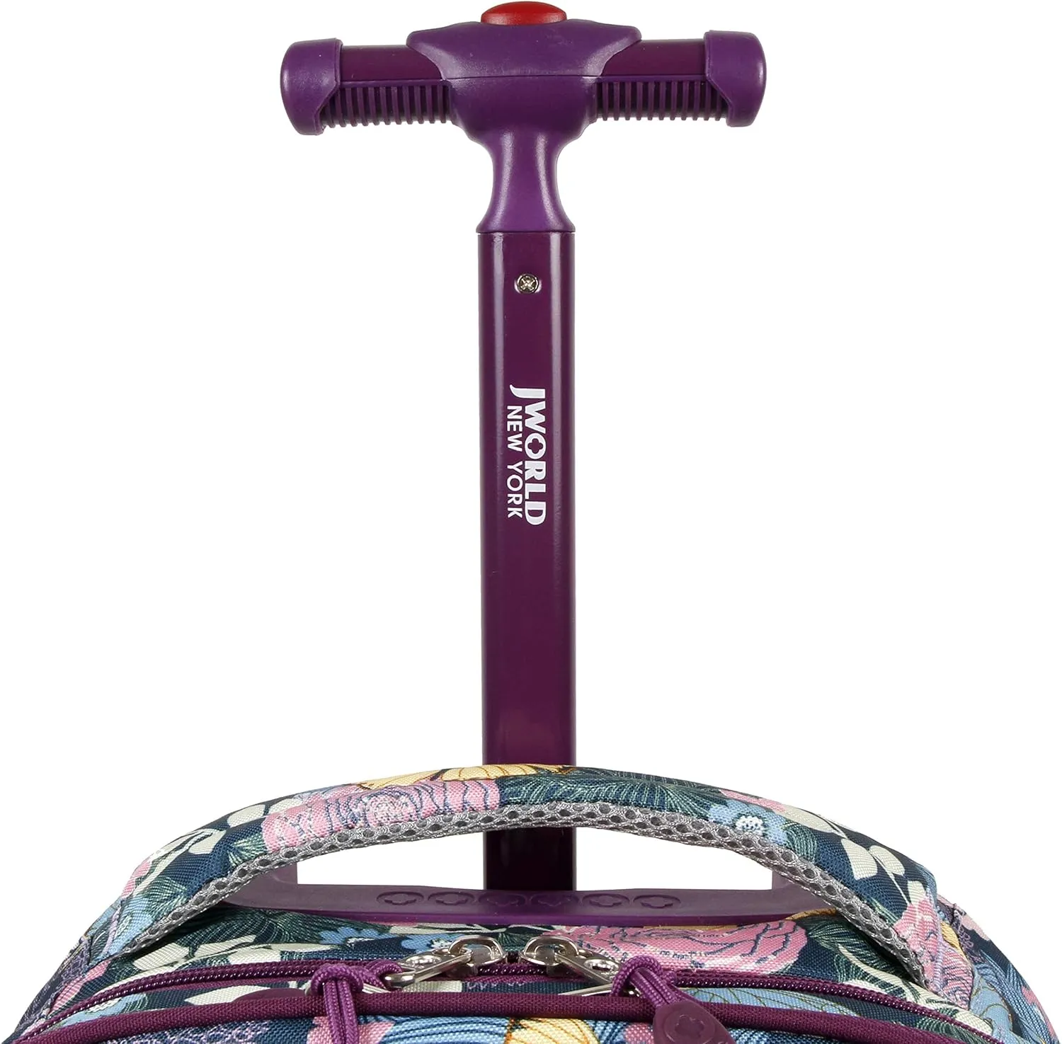 J World New York Unisex Kid's Duo Rolling Backpack with Lunch Box Set, Secret Garden, One Size