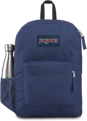 Jansport | Cross Town Backpack (Navy Blue- One Size)