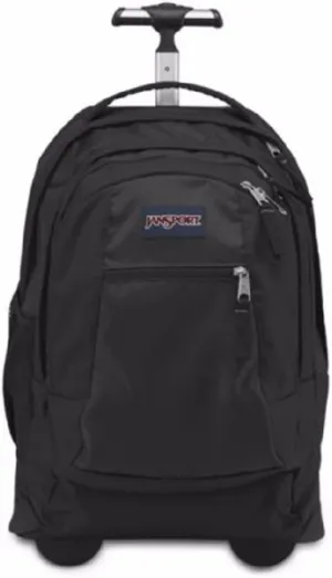 JanSport Driver 8 Core Series Wheeled Backpack (Black/Black)