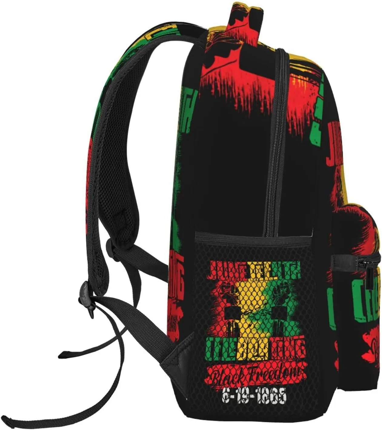 Juneteenth Celebrating Black Freedom 1865 Backpack Lightweight Laptop Backpack Casual Daypack Travel Double Shoulder Bag For Women Men