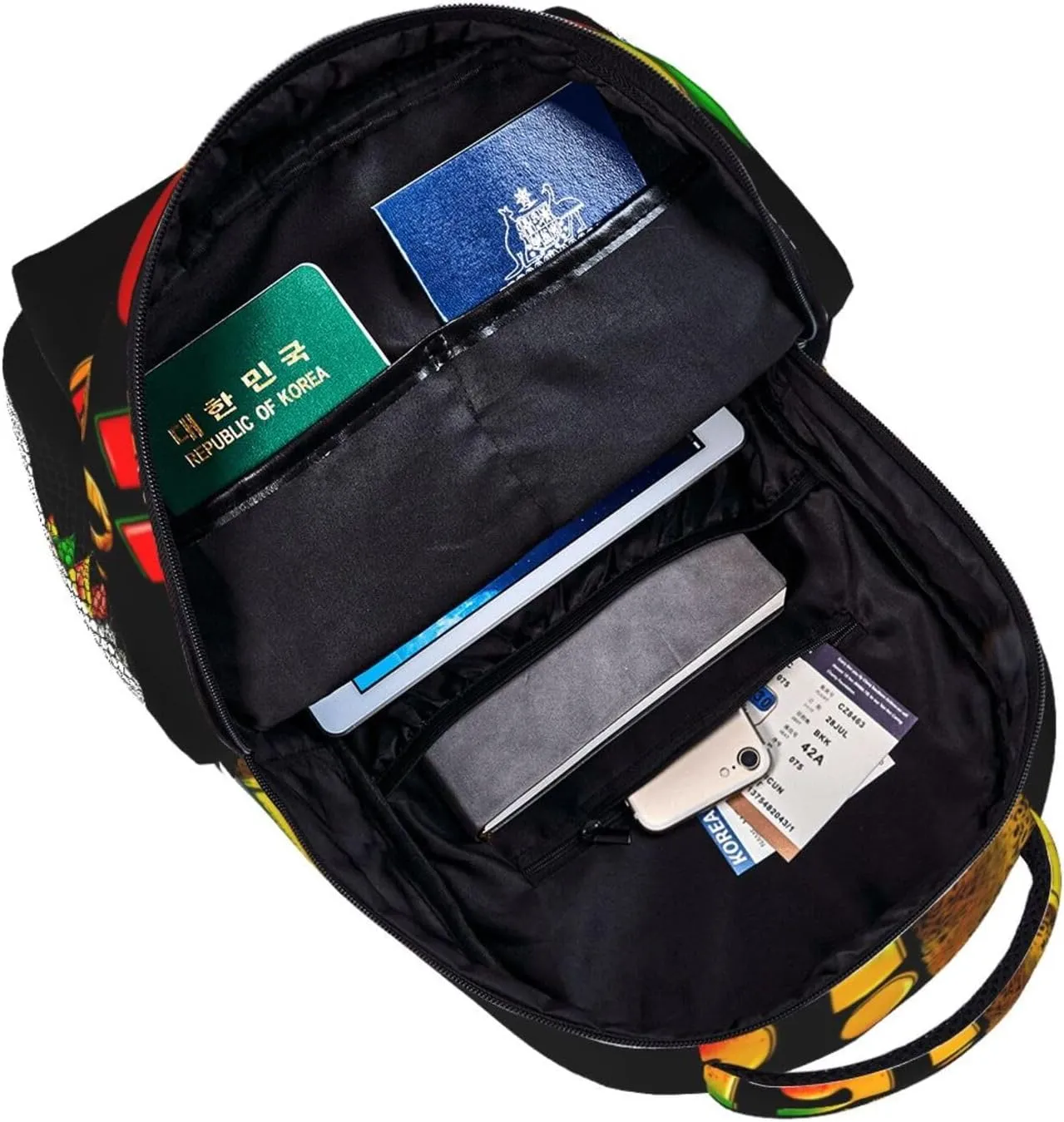 Juneteenth Free-ish Since 1865 Backpack Lightweight Laptop Backpack Casual Daypack Travel Double Shoulder Bag For Women Men