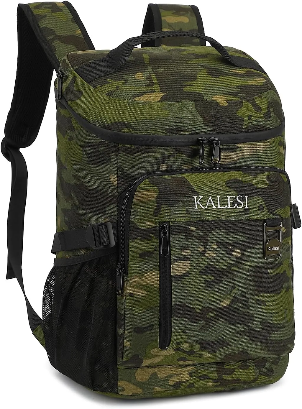 Kalesi Cooler Backpack 36 Cans Lightweight Insulated Backpack Cooler Leak-Proof Travel Camping Lunch Backpack Outdoor Cutlery Backpack for Men and Women