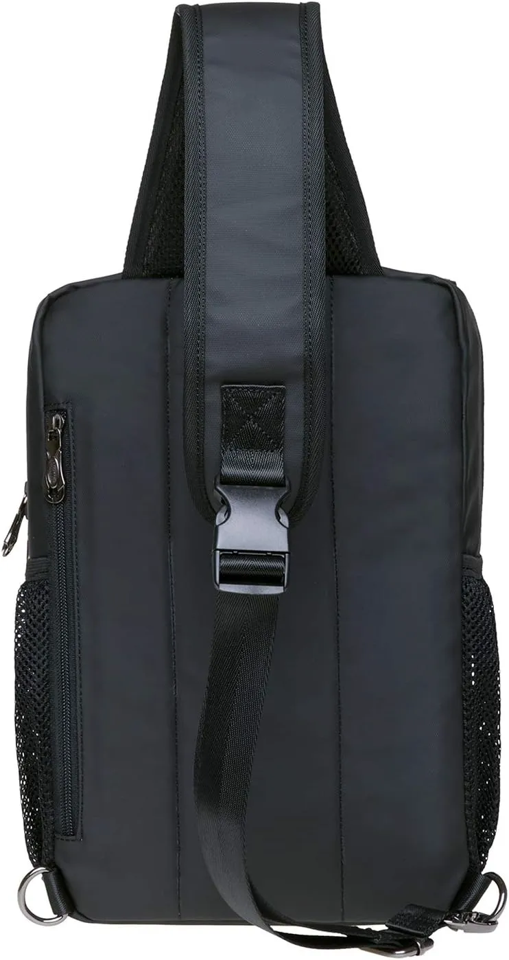 KAUKKO Canvas Messenger Bag Cross Body Shoulder Sling Backpack Travel Hiking Chest Bag