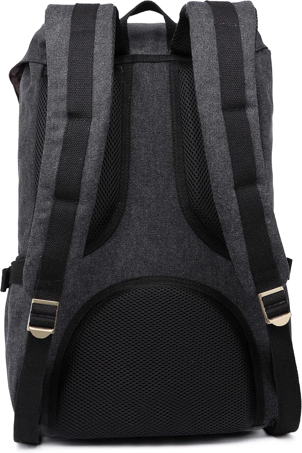 KAUKKO Travel Laptop Backpack Outdoor Rucksack Causal backpack Fits 15.6"(Canvas Black)