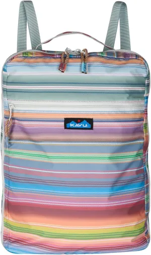 KAVU Wombat Packing Cube Convertible Backpack - Rainbow Run
