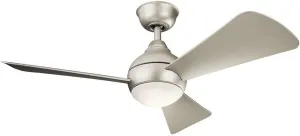 Kichler 337033NI Ceiling Fan Light Kit, Brushed Nickel