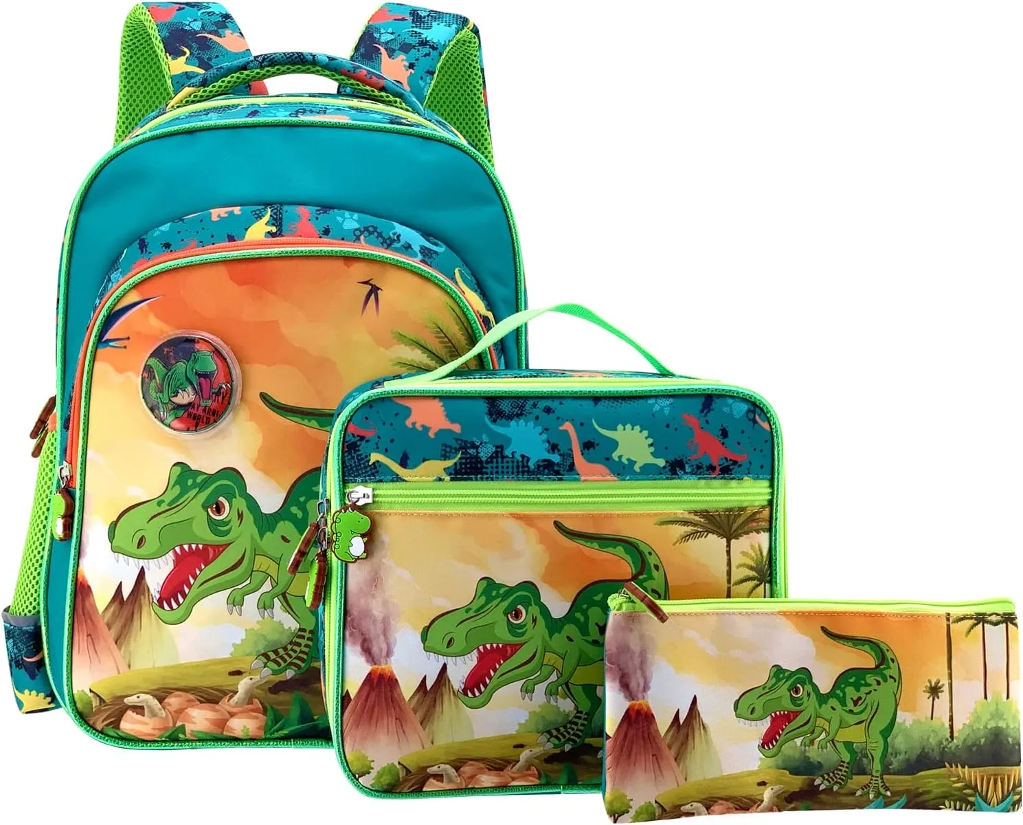 Kids Backpack, Picture Changing Lenticular School Backpack with Lunch Box