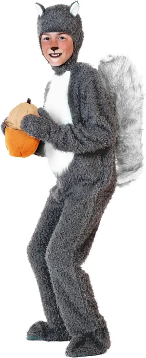 Kids Furry Squirrel Costume Funny Animal Costume for Boys and Girls
