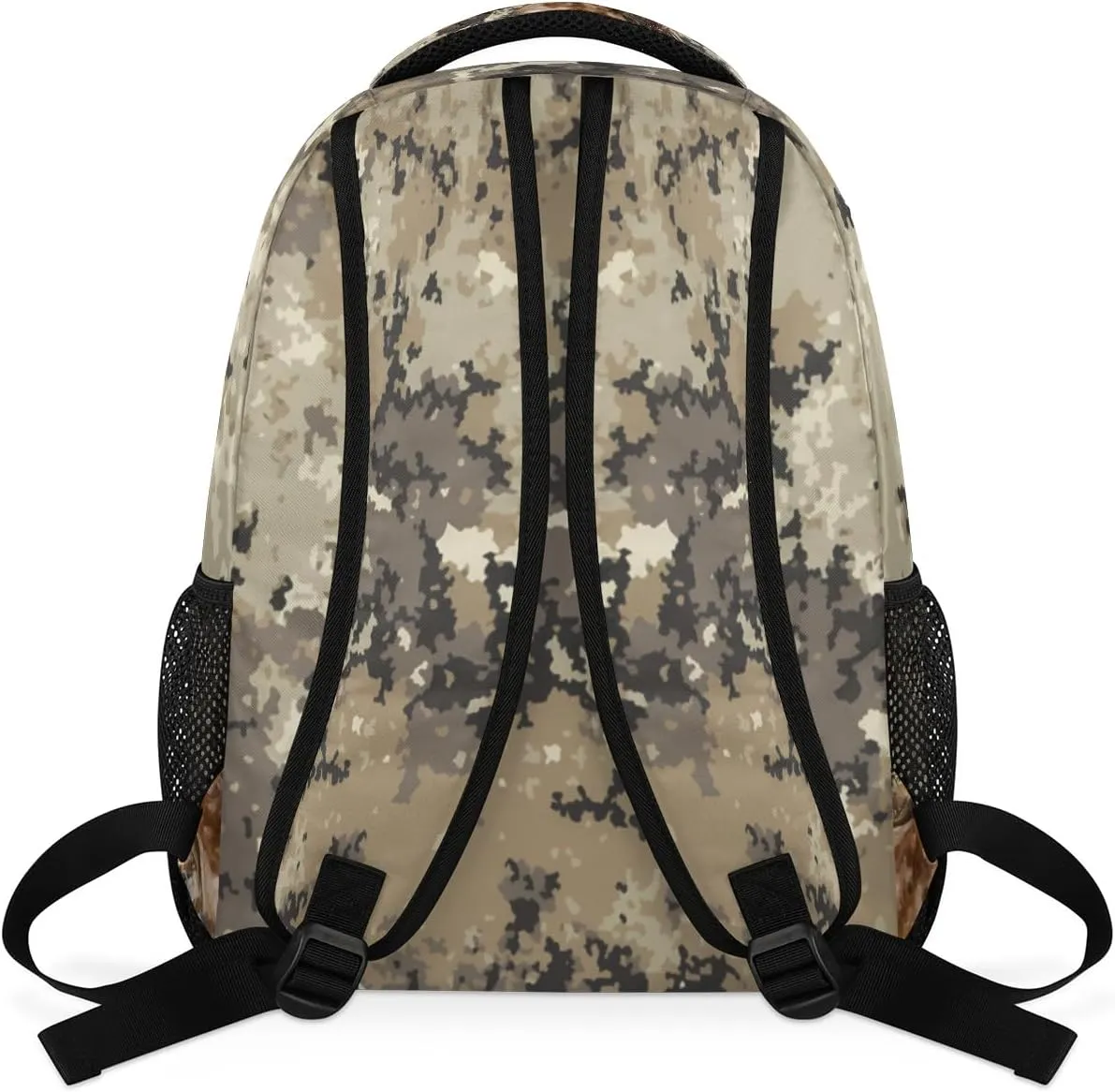 Kids School Backpacking Horse Animal Backpack for Teens Girls & Boys Middle School Aesthetic Camouflage USA Flag Students Bookbag 16 in Cute Lightweight Gym Travel Bag Sports Schoolbag