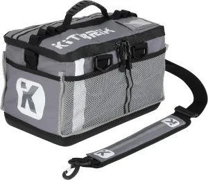 KITBRIX Large Gym Bag - Waterproof Sports, Travel & Outdoor Duffle Bag - Kit & Equipment Bags for Football, Soccer, Swimming, Cycling, Running, Triathlon, Baseball, Hockey - Gray