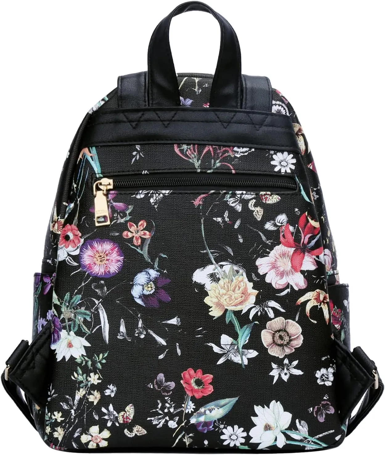 KKXIU Girls Small Backpack Purse Vegan Leather Mini Bookbag for Women Cute Teen Pompom Daypack