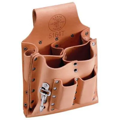 Klein Tools Tool Pouches, Belt Connection:Tunnel