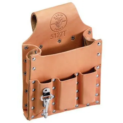 Klein Tools Tool Pouches, Belt Connection:Tunnel