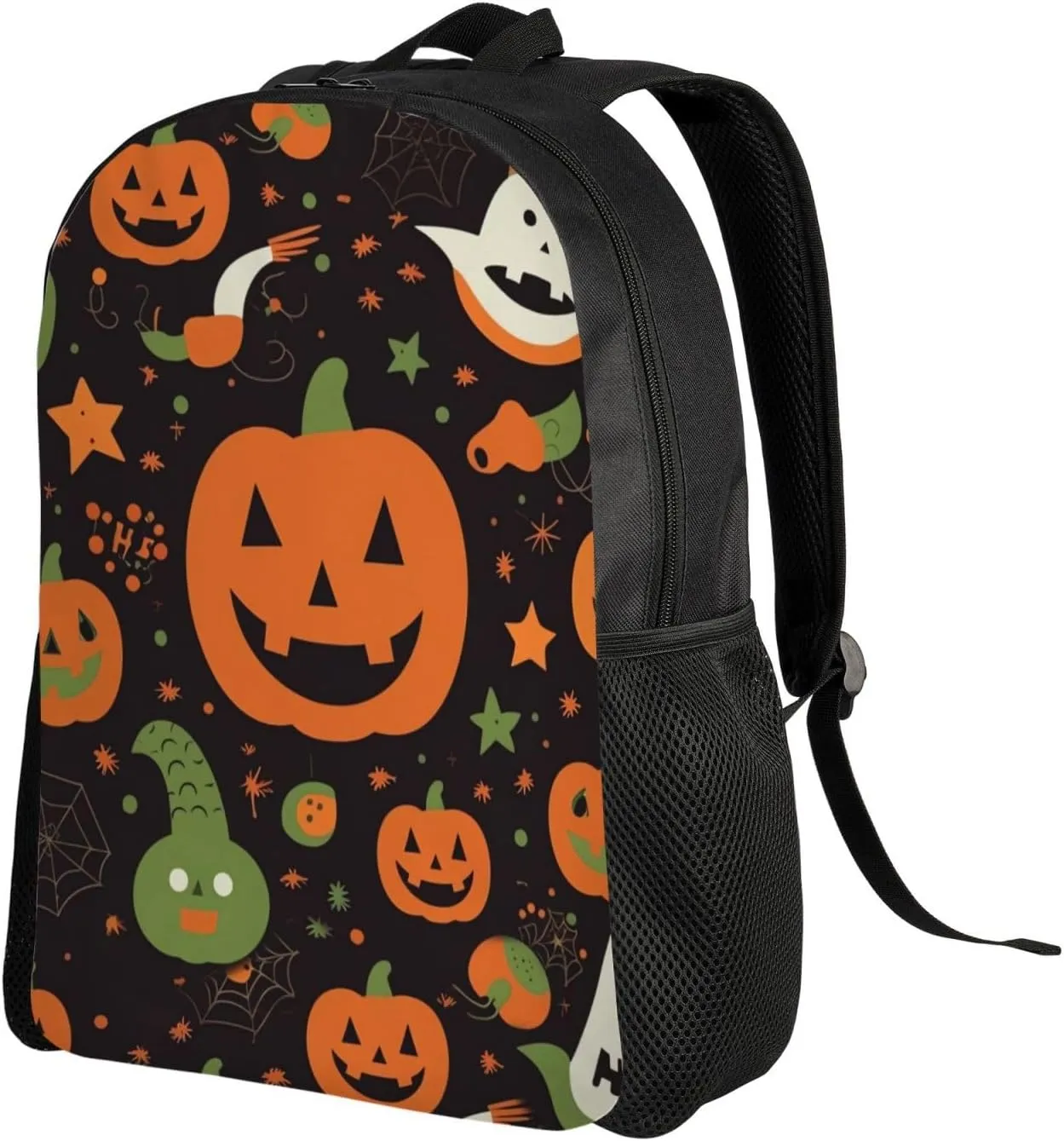 Laptop Backpack for Men Women Carry On Backpack Happy Halloween Backpack Lightweight Travel Bag Casual Daypack