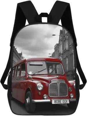 Laptop Backpack Purse 17 Inch Travel Laptop Bag England Car Computer Bag Daypack Business Work Bag for Women
