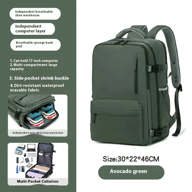 Laptop Bag Travel Backpack for Women & Men – Large Capacity Cabin Backpack for EasyJet & Ryanair