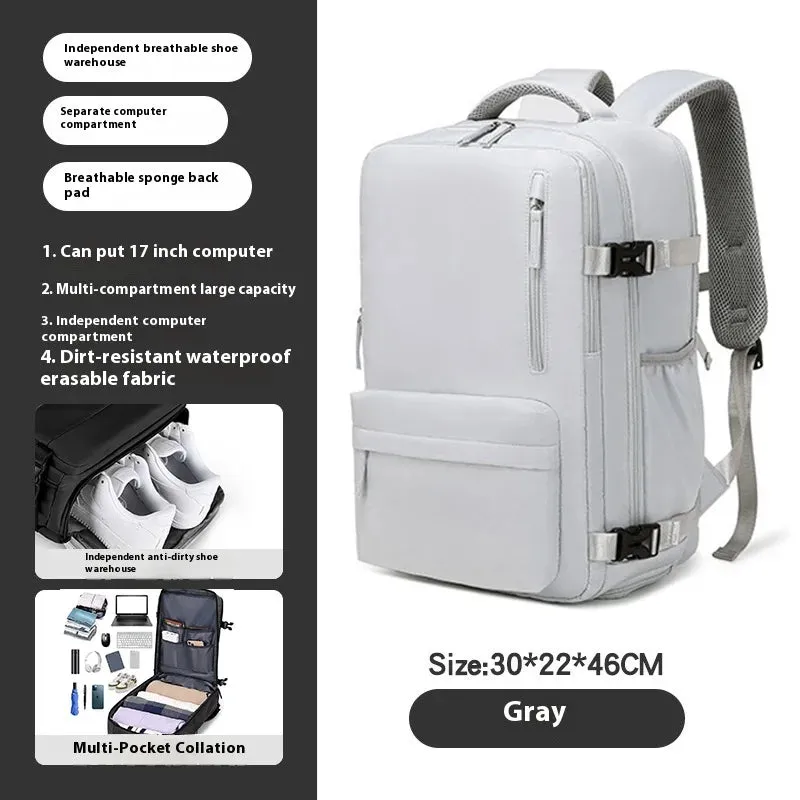 Laptop Bag Travel Backpack for Women & Men – Large Capacity Cabin Backpack for EasyJet & Ryanair